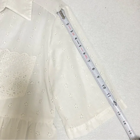 Vintage Bonnie Srauss  Maxi Dress Women's  Embroidered Size 10 White - Picture 9 of 16